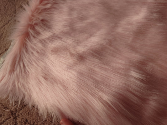 Mohair Bear baby pink shag