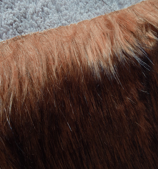 Mohair Bear tipped brown