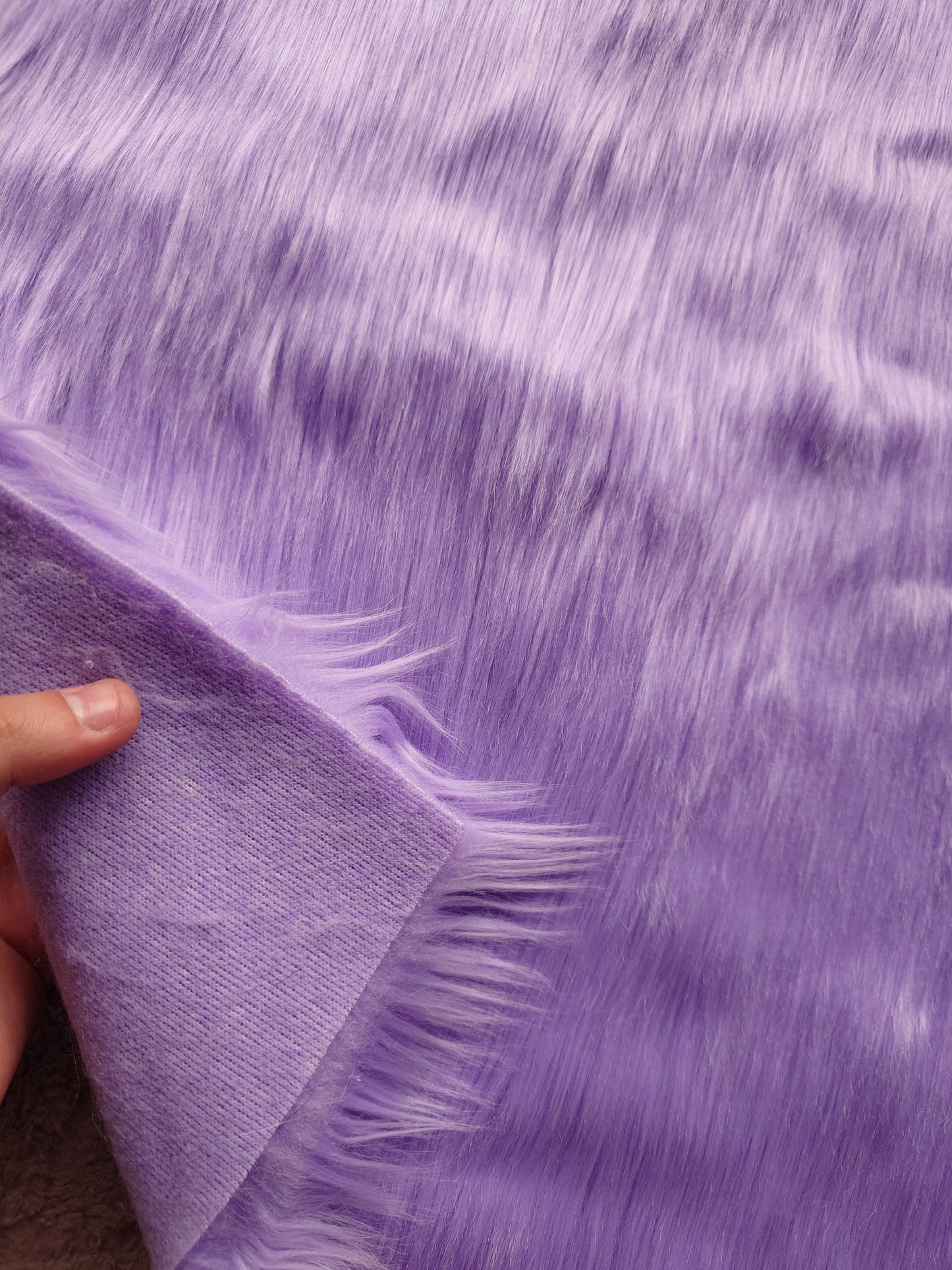 Mohair Bear lilac shag