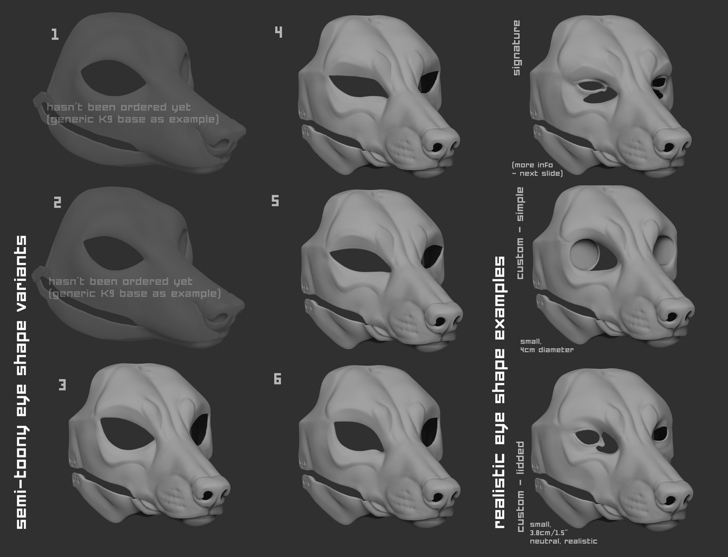 Wolf/Canine no. 1 - Head base