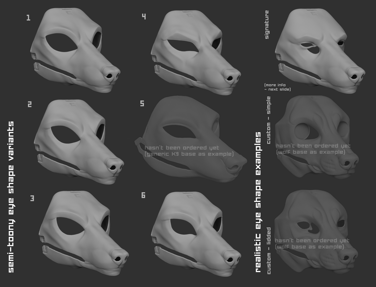 Anubis/Anubian jackal - Head base