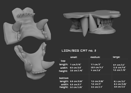 Lion/Big cat no. 2 - Jawset