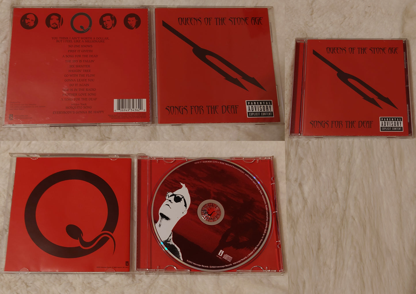 CD albums #2 - Korn, Linkin Park, Metallica, The Offspring, Panic at the Disco, Queens of the Stone Age