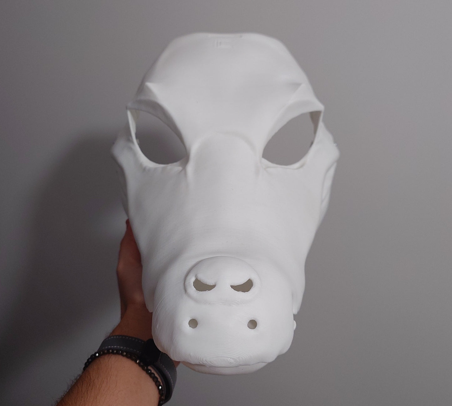 AVAILABLE - Ready-to-ship medium caiman head base, variant 3