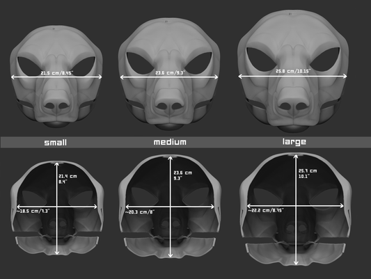 Polar bear - Head base
