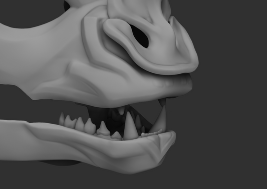 Spear-nosed bat - Jawset