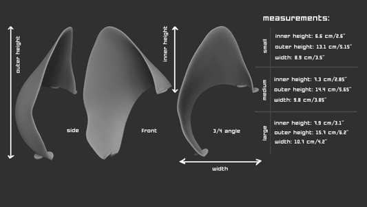 Wolf/Canine no. 1 - TPU ears