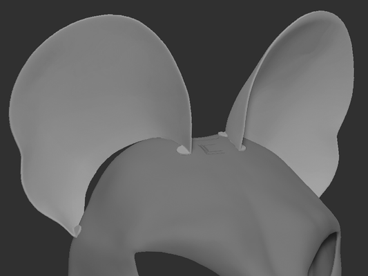 African wild/painted dog - TPU ears