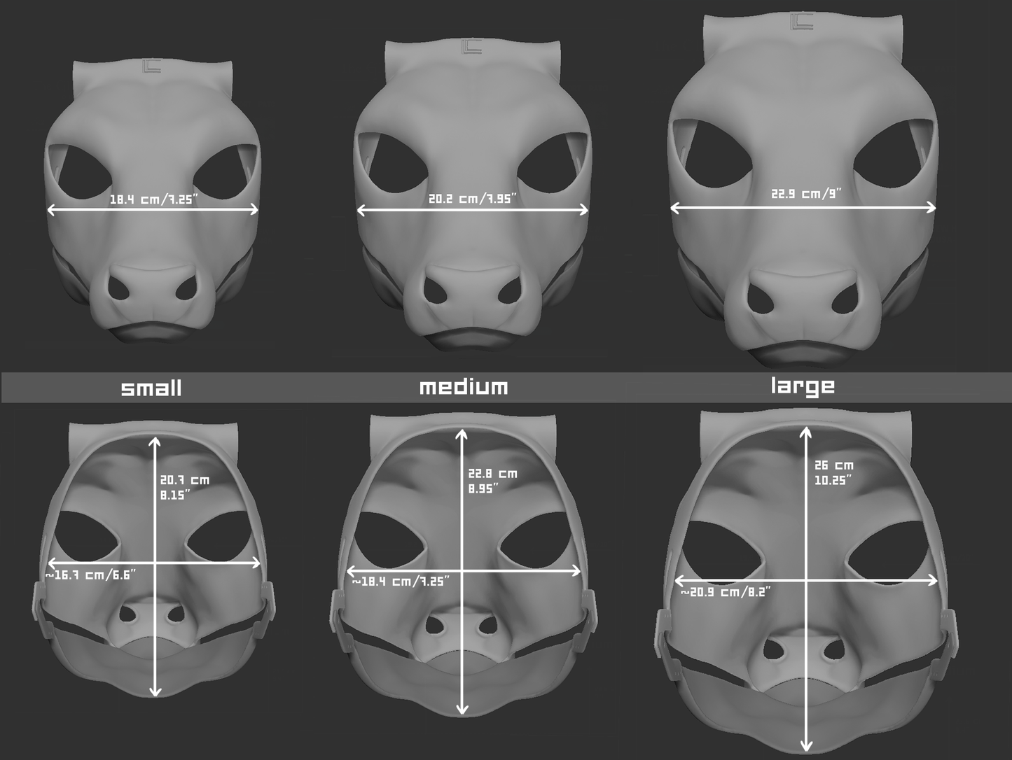 Cow/bull - Head base