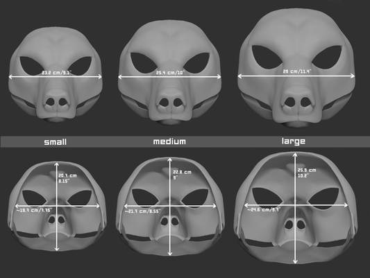 Brown/grizzly bear - Head base
