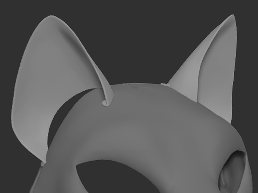 Generic simplified canine - TPU ears