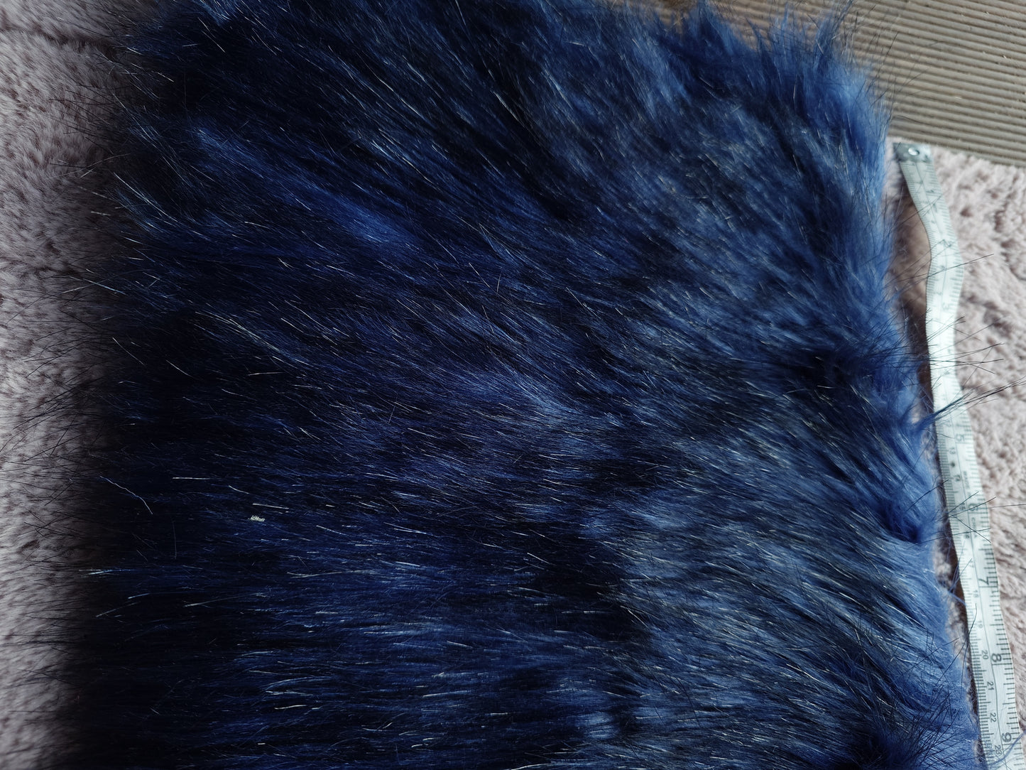 SOLD - Black tipped navy blue