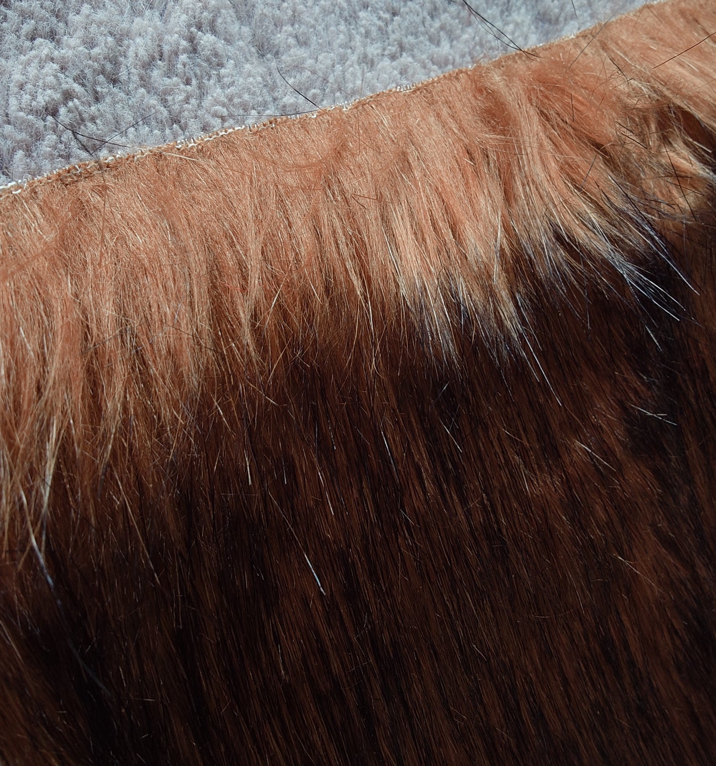 Mohair Bear tipped brown