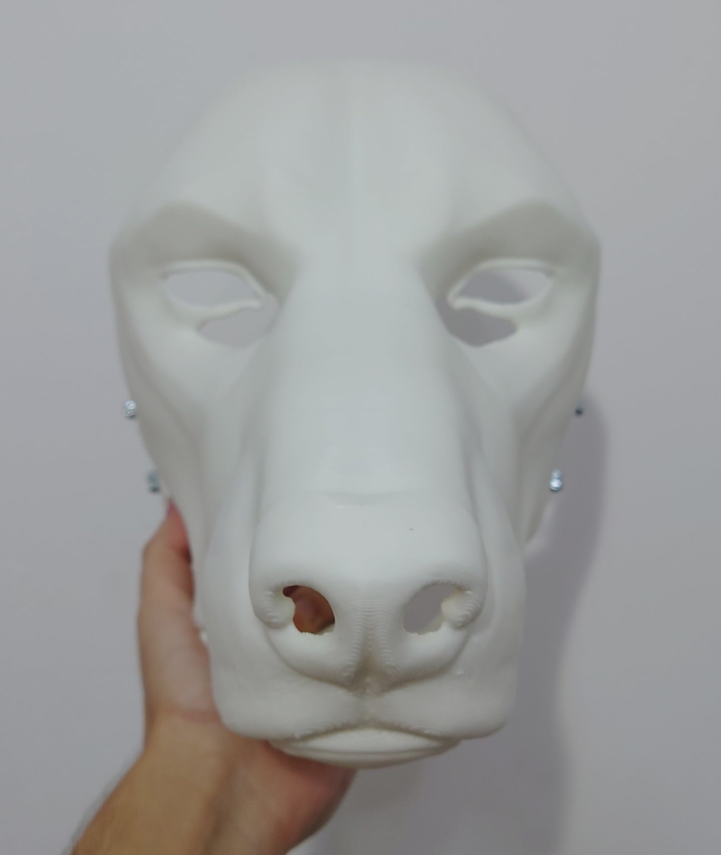 Ready-to-ship medium doberman head base, signature