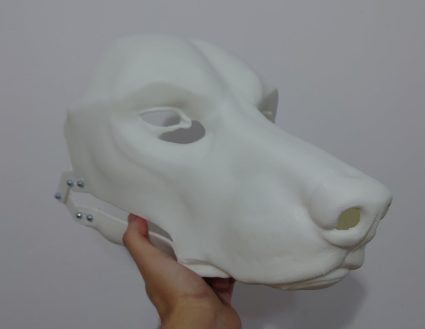 Ready-to-ship medium doberman head base, signature