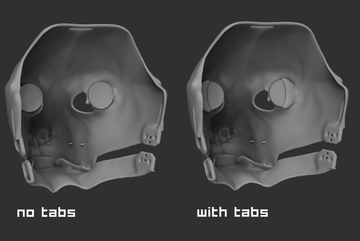 Short-faced Western dragon - Head base – Ligris Cybernetics