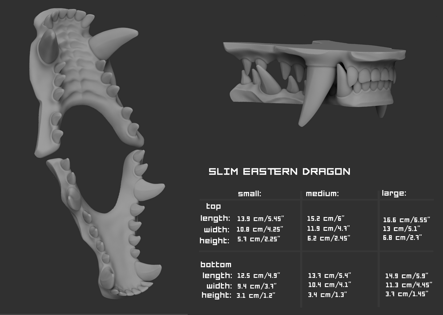 Slim Eastern dragon - Jawset