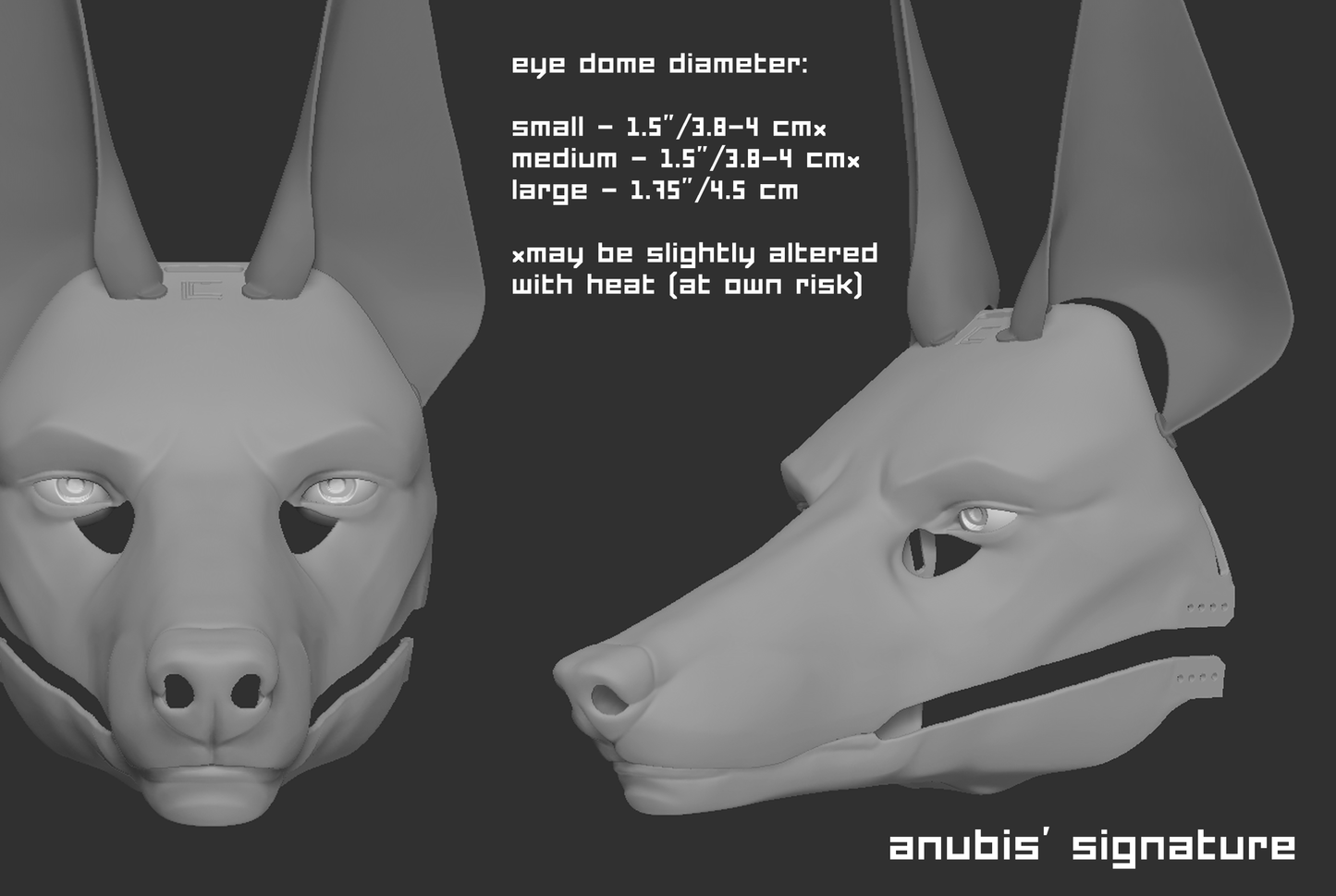 Anubis/Anubian jackal - Head base