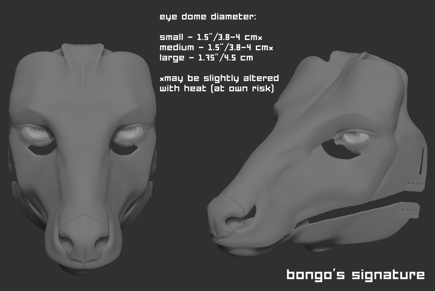 Bongo/Antelope no. 1 - Head base