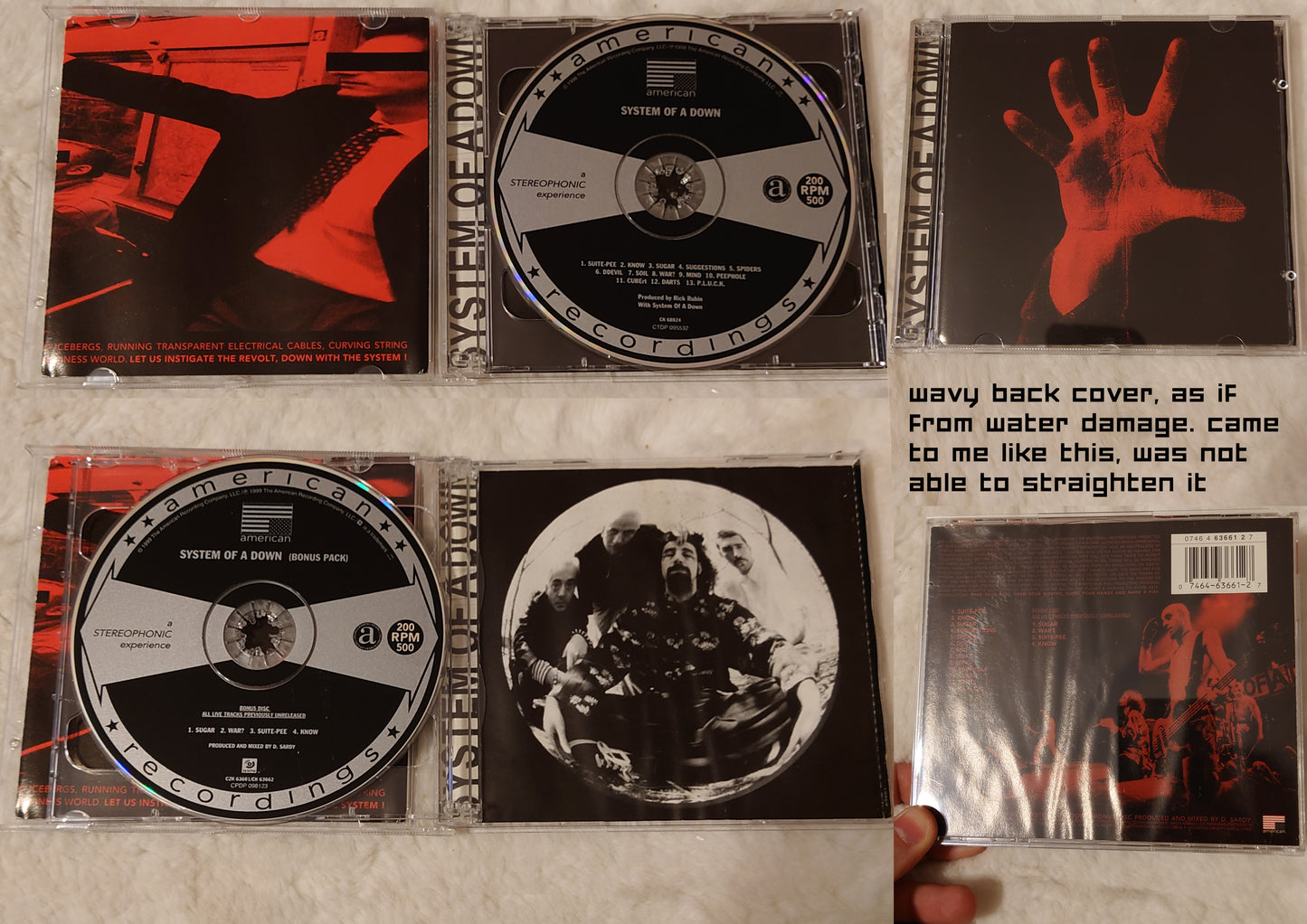 CD albums #3 - Radiohead, Rise Against, Sabaton, Serj Tankian, Soil, System of a Down