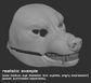 Snarly wolf/canine - Head base