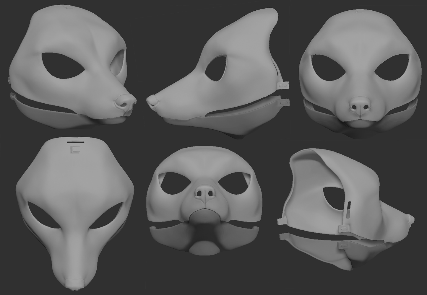 Fennec fox - Head base