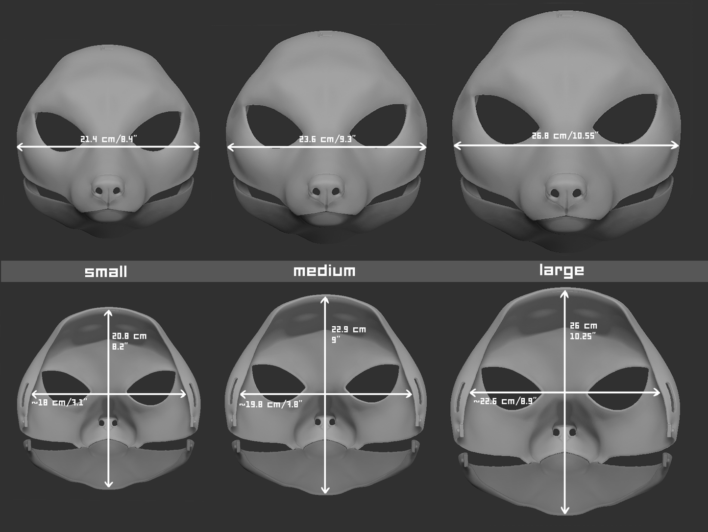 Fennec fox - Head base