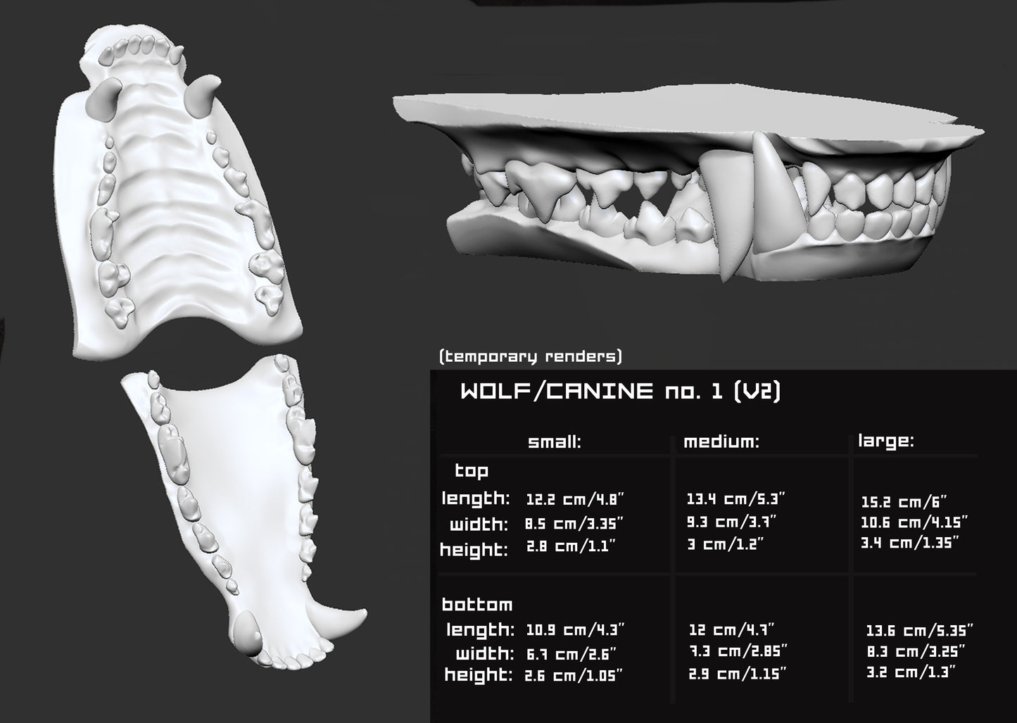 Generic simplified canine  - Jawset